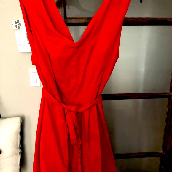 Red knee length dress - Picture 1 of 1